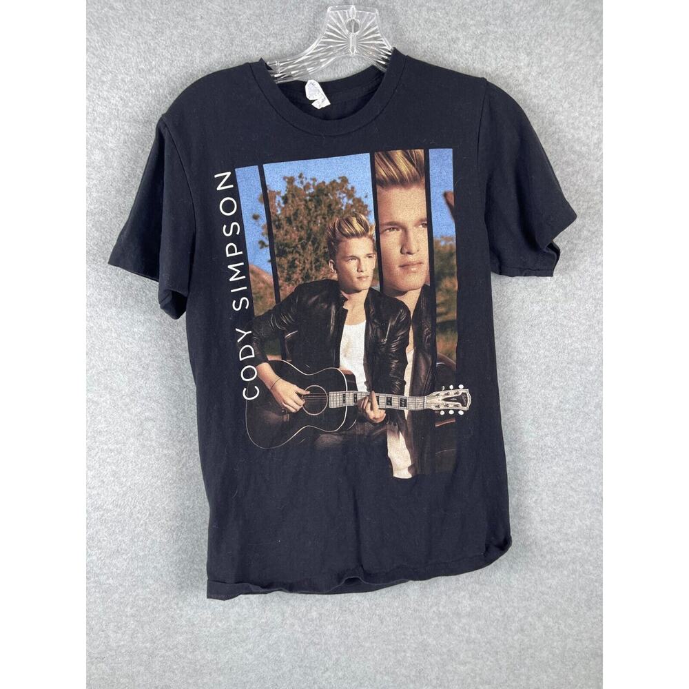 Cody Simpson‎ Acoustic Sessions Tour T Shirt Men's Size S Black Concert Band Tee